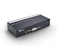 2 포트 USB DVI 케이블 KVM 스위치 + 오디오 + 원격 기능 선택기