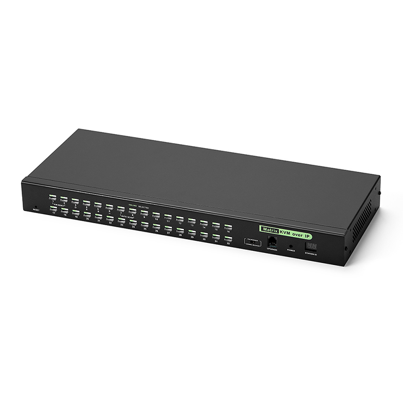 1-Local / 2-Remote Access 32 Port Cat5 KVM over IP Switch - Kinan ...