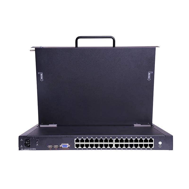 17.3” 32-Port Short Depth Cat5 LCD KVM Switch-1